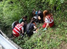 Ennesimo schianto in moto sulla 45 centauro fuori strada è grave