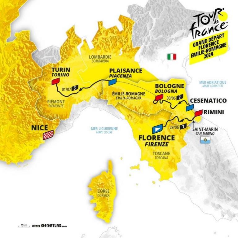 Tour de France 2024 a Piacenza, oggi passaggio di consegne alle città